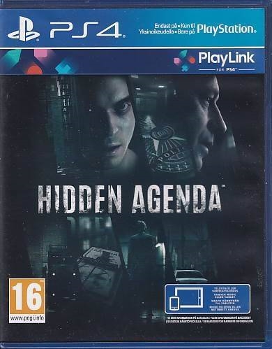 Hidden Agenda - PS4 (A Grade) (Genbrug)